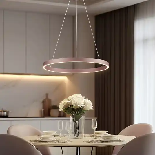 Lucande Smart LED lampada a sospensione Yonam, caffè, 1 luce, Tuya Sconto