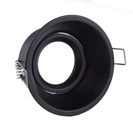 Luci da incasso Slim Trim, nero, Ø 9,4 cm, IP20, alluminio, GU10 Occasione Imperdibile