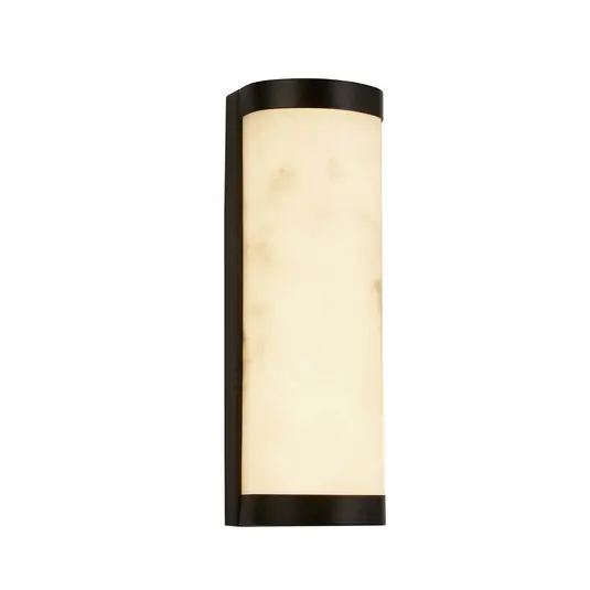 Spedito Oggi Applique a LED Nile, altezza 36 cm, nero, acciaio, IP44