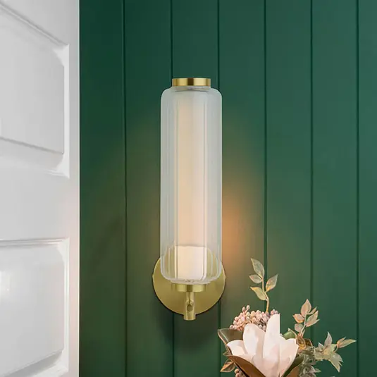 Prezzo Conveniente Applique a LED Mod, colore ottone, dimmerabile a 3 livelli, acciaio