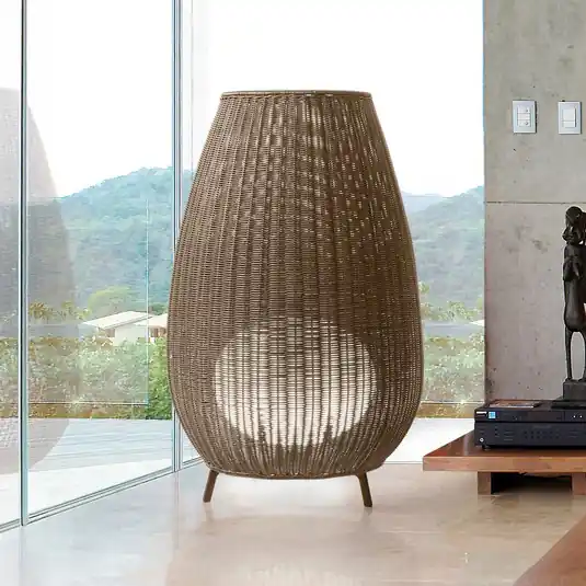 Occasione Bover Lampada LED per terrazza Amphora, 123 cm marrone grafite/marrone