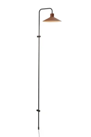 A Buon Prezzo Bover applique Platet A/05, nero/terracotta, 142 cm, E14