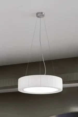 Quantità Limitata Bover plafoniera LED Urban, argento/bianco, Ø 60 cm