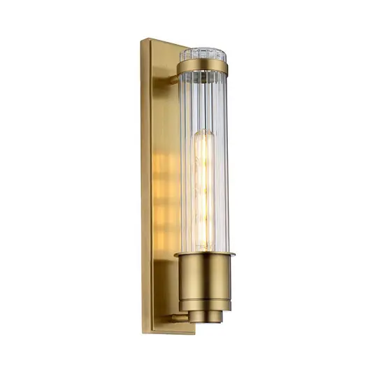Occasione Imperdibile Applique per il bagno Wellington1, ottone, a 1 luce, altezza 40 cm