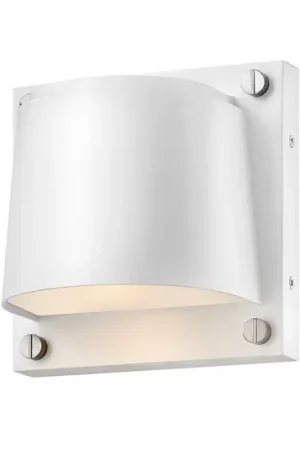 Applique da esterno Scout, bianco satinato, IP44, 16,5 cm x 16,5 cm Compra Online