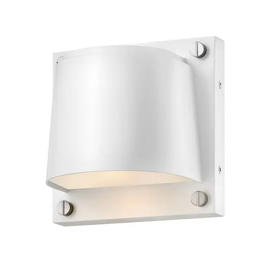 Applique da esterno Scout, bianco satinato, IP44, 16,5 cm x 16,5 cm Compra Online