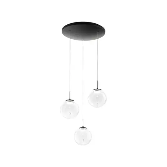Nuova Collezione Lampada LED a sospensione Ariel, a 3 luci, rotonda, dimmer graduale, CCT