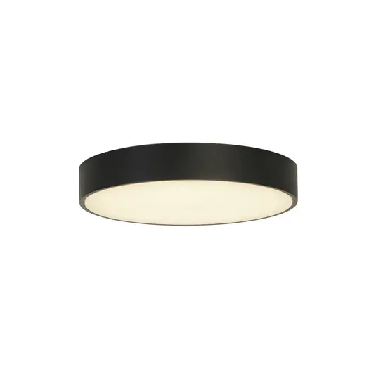 Ultimissimo Modello Plafoniera LED Palma, nero, Ø 25 cm, acciaio/acrilico