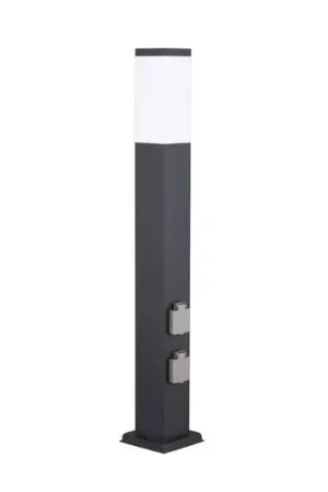 Novità Lampione 400166140, altezza 80 cm, V2A, antracite, 2 prese
