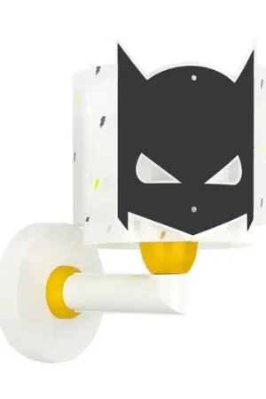Dalber applique Dark Hero con spina, bianco/nero Esclusivo