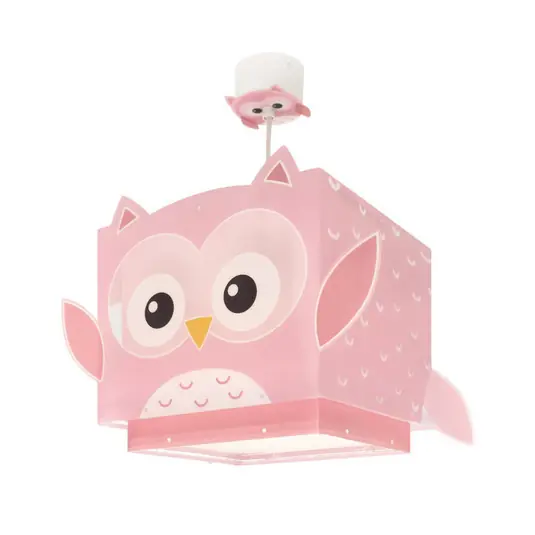 Lampada a sospensione Dalber LITTLE OWL, rosa, E27 Super Prezzo