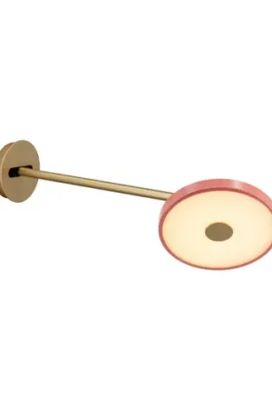 Applique UMAGE LED Asteria Long, rosa/ottone, spina Prezzo Conveniente