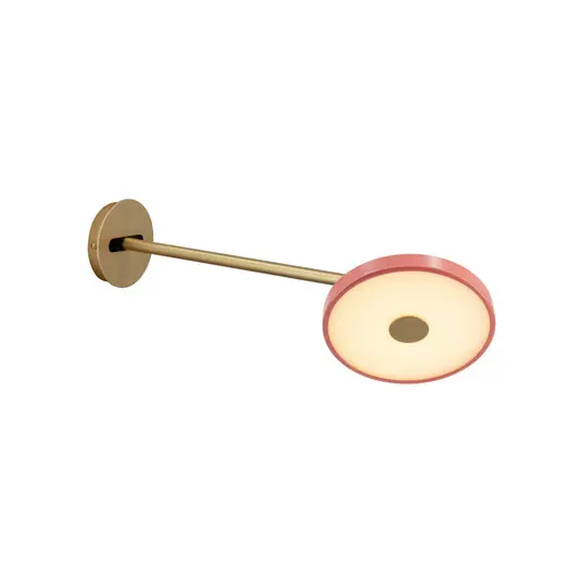 Applique UMAGE LED Asteria Long, rosa/ottone, spina Prezzo Conveniente