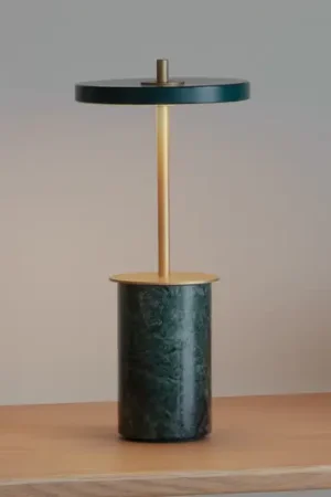 UMAGE Lampada LED da tavolo Asteria Move Mini, verde 26 cm IP44 Ordina Subito