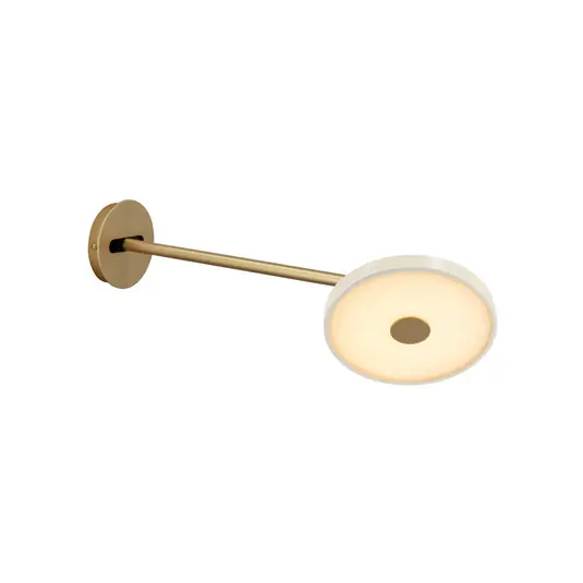 Solo Oggi Applique a LED UMAGE Asteria Long, bianco/ottone, spina