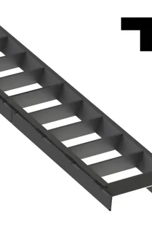 Griglia a lamelle SLC Click, modulo T, nero, plastica Reso Gratuito