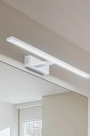 Acquista Ora Gallery Applique a LED, colore cromo, metallo larghezza 62 cm IP44