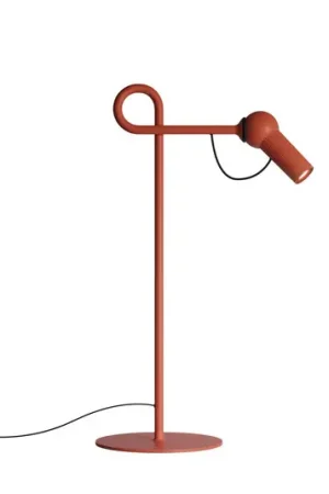 Prezzo Ridotto kdln Lampada da tavolo LED Bird, rossa, 48 cm, metallo, dimmerabile