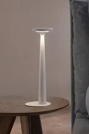 Promozione Lampada da tavolo LED Karman Papiria, bianco opaco, CCT