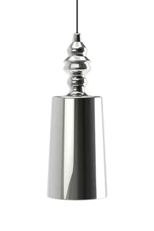 Lampada a sospensione Karman Alibaglass Big, nichelata, Ø 24 cm Direttamente Dal Produttore