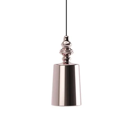 Lampada a sospensione Karman Alibaglass Medium, oro rosa, Ø 18 cm Offerta Del Giorno
