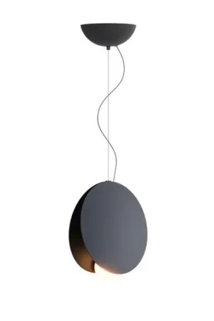 Offerta Del Giorno Fabbian Akoya, antracite, Ø30cm, 3000K, 1-10V dimmerabile