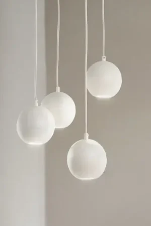 Prezzo Di Fabbrica Lampada a sospensione Midway, color sabbia, a 4 luci, Ø 35 cm, GU10