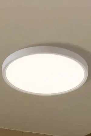 Ultima Occasione Lindby Smart plafoniera LED Deika, Ø 30 cm, bianco, Tuya