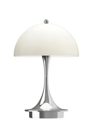 Spedizione Espresso Louis Poulsen Panthella PORTABLE 160 V3, opale cromo/beige