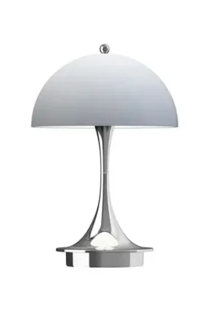 Louis Poulsen Panthella PORTABLE 160 V3, opale cromato/blu-grigio Solo Oggi
