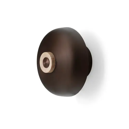 Audo Reverse Applique a LED, sabbia/bronzo, pietra, Ø 24 cm Offerta