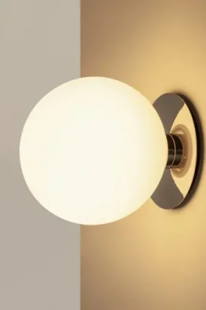 Prezzo Basso Audo TR Bulb Applique, metallo, vetro, bianco, Ø 20 cm