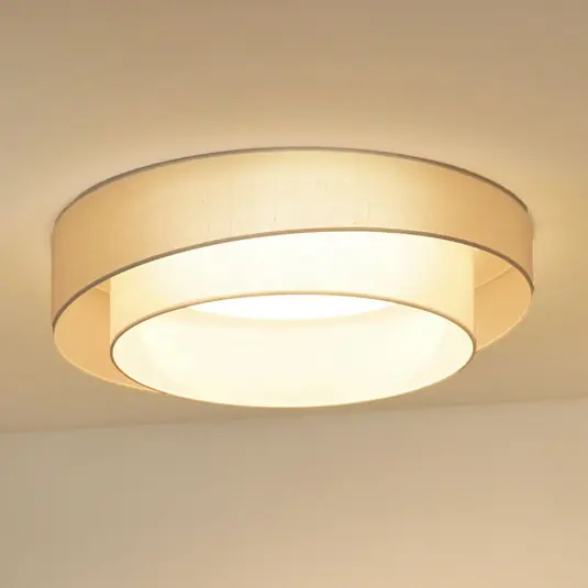 Plafoniera LED Luneta, bianco/bianco, Ø 60 cm, dimmerabile a 3 livelli Non Perdere