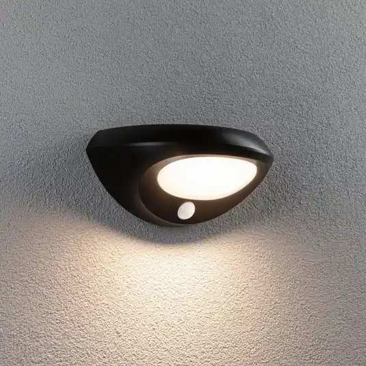 A Buon Prezzo Paulmann Applique da esterni LED a energia solare Sorova, sensore, antracite