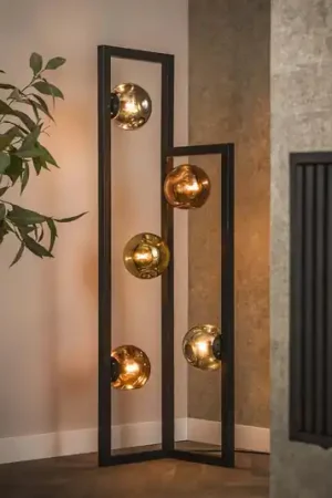 Lampada a piantana Stellar Struttura, metallo, vetro, multicolore Offerta Limitata