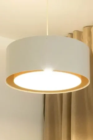 Lampada a sospensione Boho, crema/beige, Ø 50 cm, altezza 20 cm, iuta Ultima Occasione