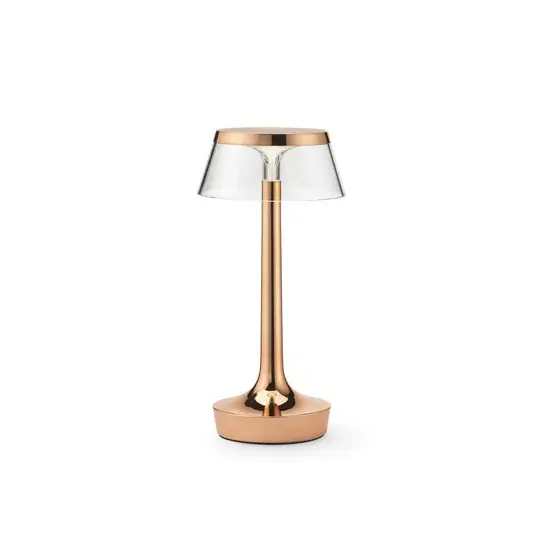 Flos lampada da tavolo LED a batteria Bon jour unplugged, rame Affare