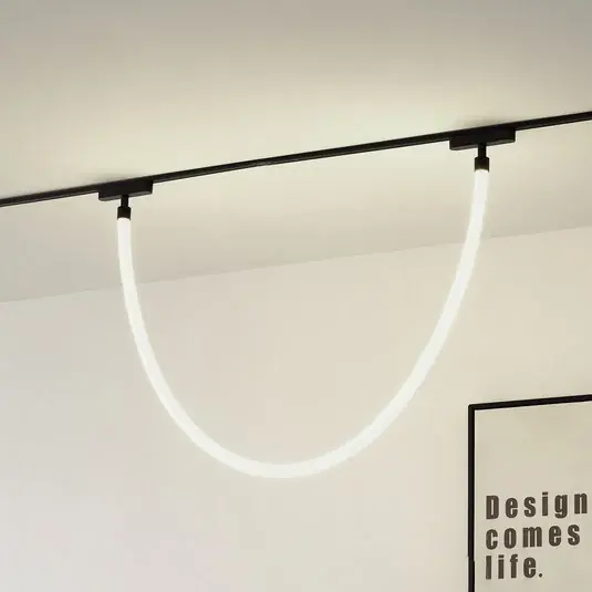 Prezzo Conveniente Lindby Tubo luminoso LED Lumaro, lunghezza 150 cm, tessuto, 48 V