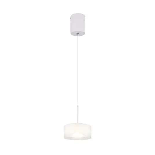 Lampada LED a sospensione Belinda, Ø 15 cm, bianco, vetro Offerta