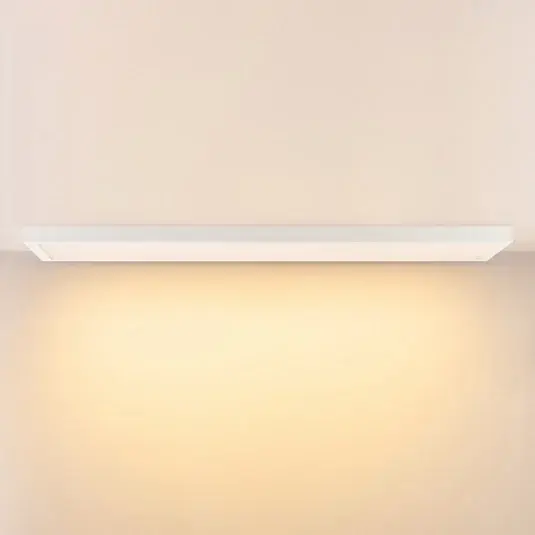 Prezzo Ridotto Pannello LED PRO OFFICE SANO, 153 x 33 cm, dimmerabile, bianco metallo CCT