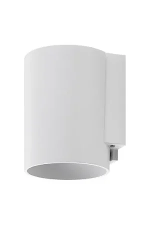 Applique da esterno CAN, bianco, 1 luce, Ø 8 cm, IP65, metallo, GU10 Miglior Prezzo