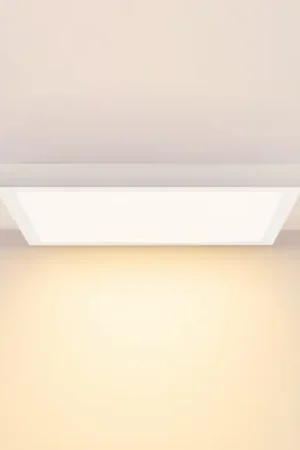 Ultime Pezzi Pannello LED PRO OFFICE SANO, 63 x 63 cm, DALI, bianco metallo CCT