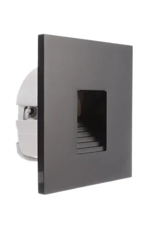 A Buon Prezzo Applique a LED da incasso SET Alwaid nero 8 x 8 cm livello 2.700K