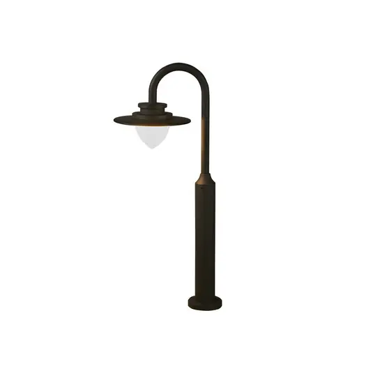 Must-Have Lampione a LED Texas, IP54, color grafite, altezza 80 cm