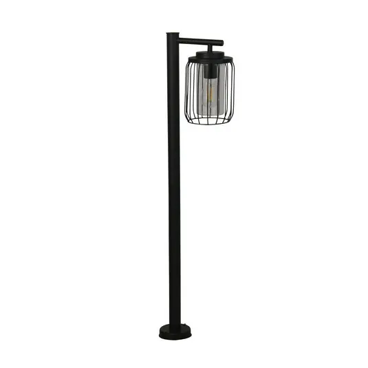 Prezzo Ridotto Lampione Reed, IP44, nero, altezza 100 cm, metallo