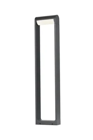Lampione a LED CMD 9051, altezza 80 cm, antracite, IP65, metallo Nuova Collezione