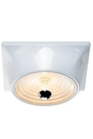 Stilnovo plafoniera Goletta, bianco lucido/bianco, 36 cm Super Prezzo