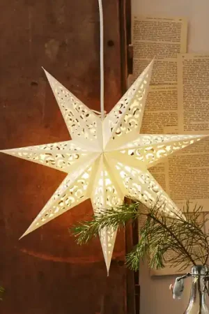 Stella in carta Lace, Ø 45 cm, bianca, senza illuminazione Quantità Limitata