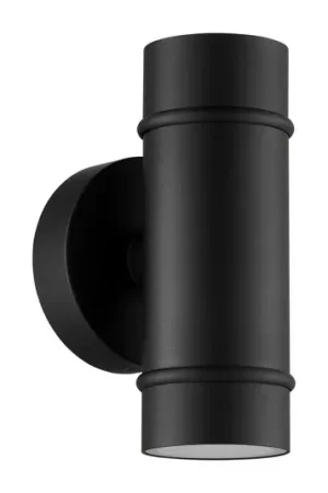 Applique da esterno Artilus, nero, alluminio, IP54, up/down Spedizione Espresso