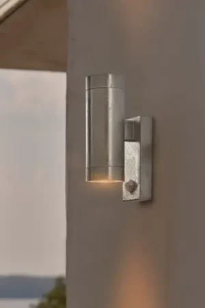Applique da esterno Nordlux Tin Maxi, zincata, IP54, GU10 Subito Disponibile